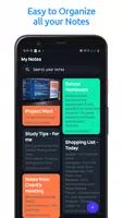 برنامه‌نما Notes App عکس از صفحه