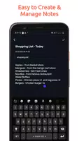 برنامه‌نما Notes App عکس از صفحه