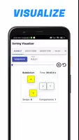 Sorting Algorithms Visualizer تصوير الشاشة 1