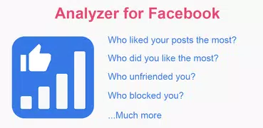 Like/Comment/Friend Analyzer for Facebook