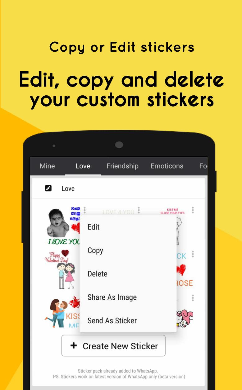 Whatsstickers Create Personal Whatsapp Stickers For Android