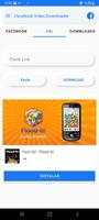 برنامه‌نما Facebook Vídeo Downloader PRO عکس از صفحه