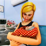 虛擬懷孕母親嬰兒模擬器 - 新生嬰兒護理懷孕遊戲 3D
