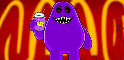 Grimace shake plakat