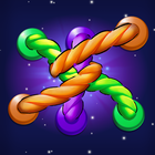 Tangled Line-Knot Untie Puzzle آئیکن