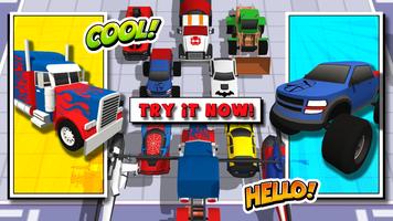 Superhero Car Merge Battle ảnh chụp màn hình 1