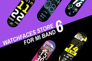 WatchFaces Store For Mi Band 6 poster