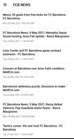 FC Barcelona NEWS capture d'écran 1