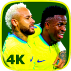 Brazil football team wallpaper آئیکن