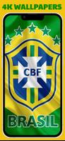équipe de football du brésil Affiche