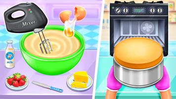 2 Schermata Cake Maker: Cooking Cake Games