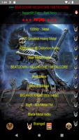 Heavy Metal & Rock music radio plakat