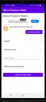 Name Ringtone Maker screenshot 1
