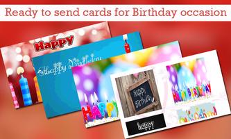 Birthday Greetings eCard Maker capture d'écran 1