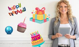 Birthday Greetings eCard Maker تصوير الشاشة 3