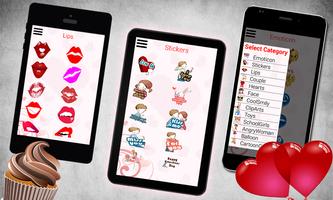 برنامه‌نما Love Emoji Pro عکس از صفحه