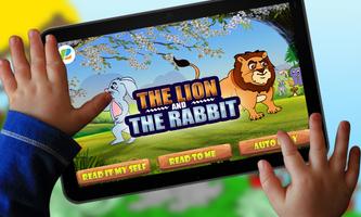 Lion and Rabbit Kids Story الملصق