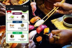 Japanese Diet Plan & Meal Recipes Cartaz