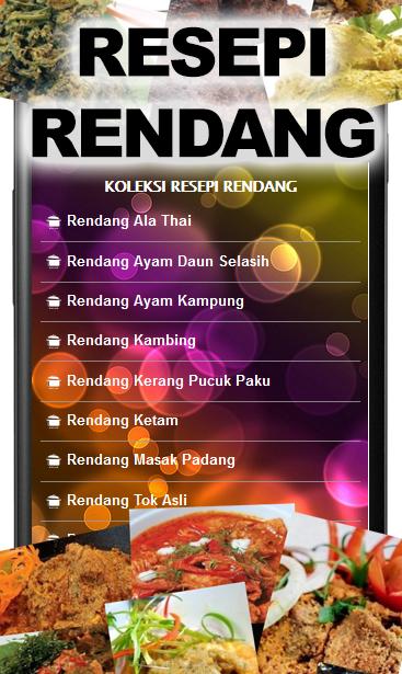 Koleksi Resepi Rendang For Android Apk Download