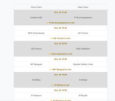 Correct Score HT/FT Full Time poster