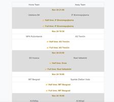 Correct Score HT/FT Full Time screenshot 2