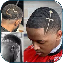 Baixar Black Men Line Hairstyle APK