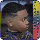 Black Boy Hairstyles biểu tượng