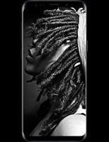 Black Woman Dreadlocks Hairsty Affiche