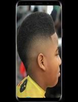 Cool Black Kids Haircuts постер