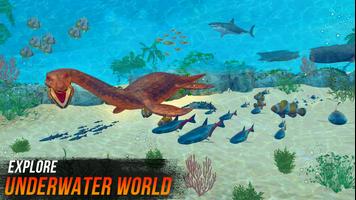 Sea Monster Dinosaur Simulator syot layar 1