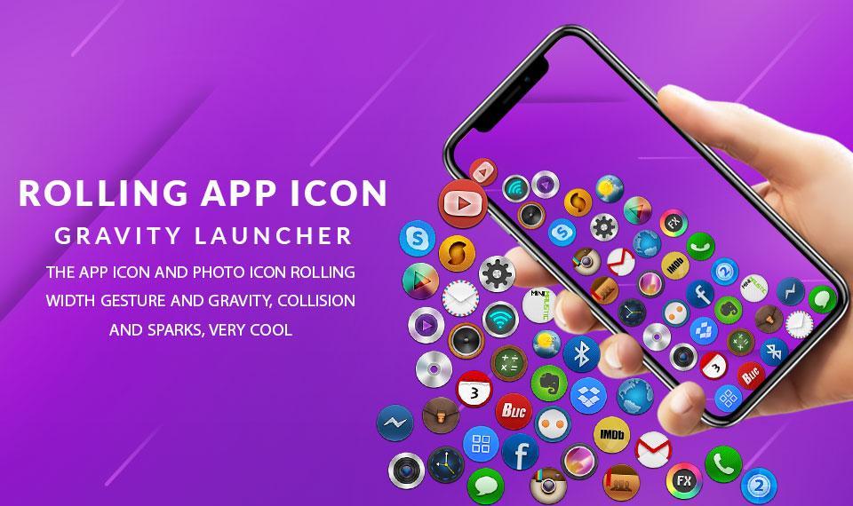 Rolling приложение. Роллинг Иконс. Launcher icon. Photon Launcher иконка.
