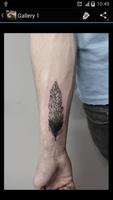 Tatuagem Pena Cartaz