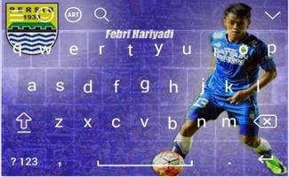 Febri Haryadi Theme Keyboard ảnh chụp màn hình 3