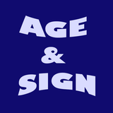 Age and Astrological Sign Calculator icône