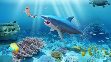 상어 공격 - 헝그리 샤크 : 상어 시뮬레이터 포스터