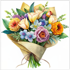 Flower Bouquet Generator أيقونة