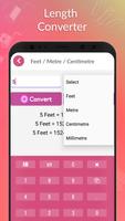 Feet, Metre, Centimetre, Milimetre Converter पोस्टर