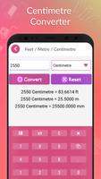 برنامه‌نما Feet, Metre, Centimetre, Milimetre Converter عکس از صفحه