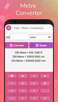 برنامه‌نما Feet, Metre, Centimetre, Milimetre Converter عکس از صفحه