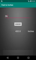 Feet To Inches converter ảnh chụp màn hình 1