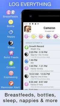 Baby Feed Timer, Breastfeeding tracker app 截图 2
