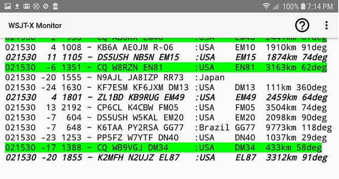 WSJT-X监视器 (WSJT-X Monitor) 截图 3