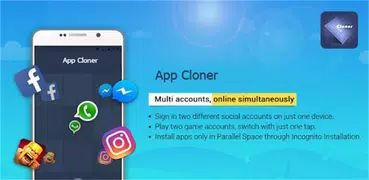 App Cloner- Multiple Chat Accounts & Clone App