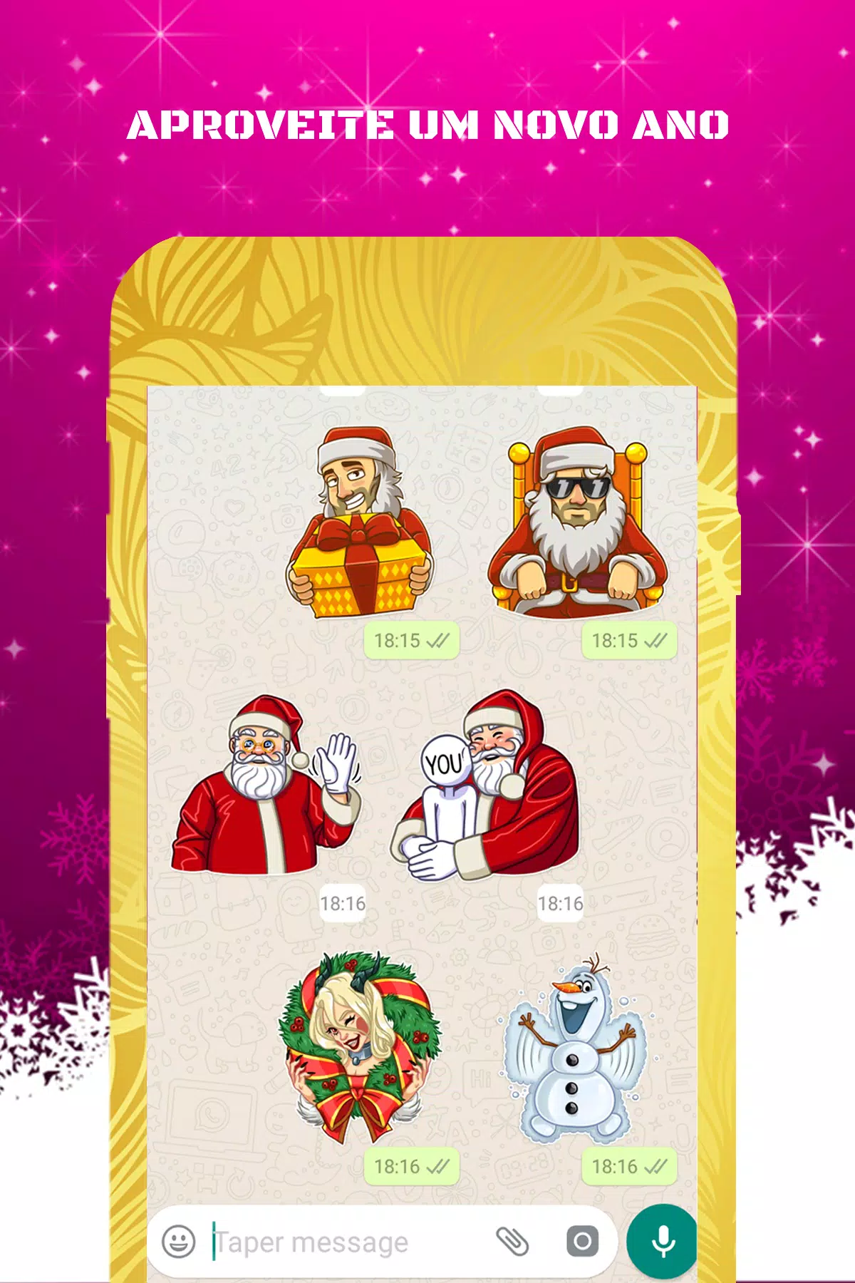 Figurinhas Feliz Natal e Ano Novo 2021 APK for Android Download
