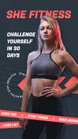She Fitness الملصق
