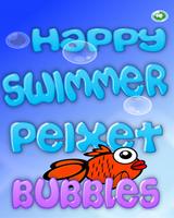 Happy Swimmer Peixet Bubbles Affiche