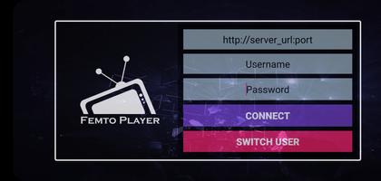 Femto Player IPTV capture d'écran 1