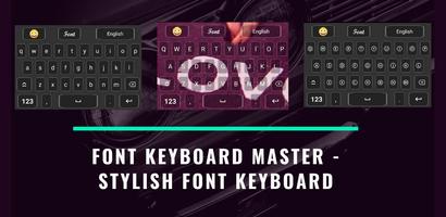 Font Keyboard Master capture d'écran 3