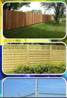 پوستر yard fence design