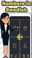 Numbers in Swedish language poster